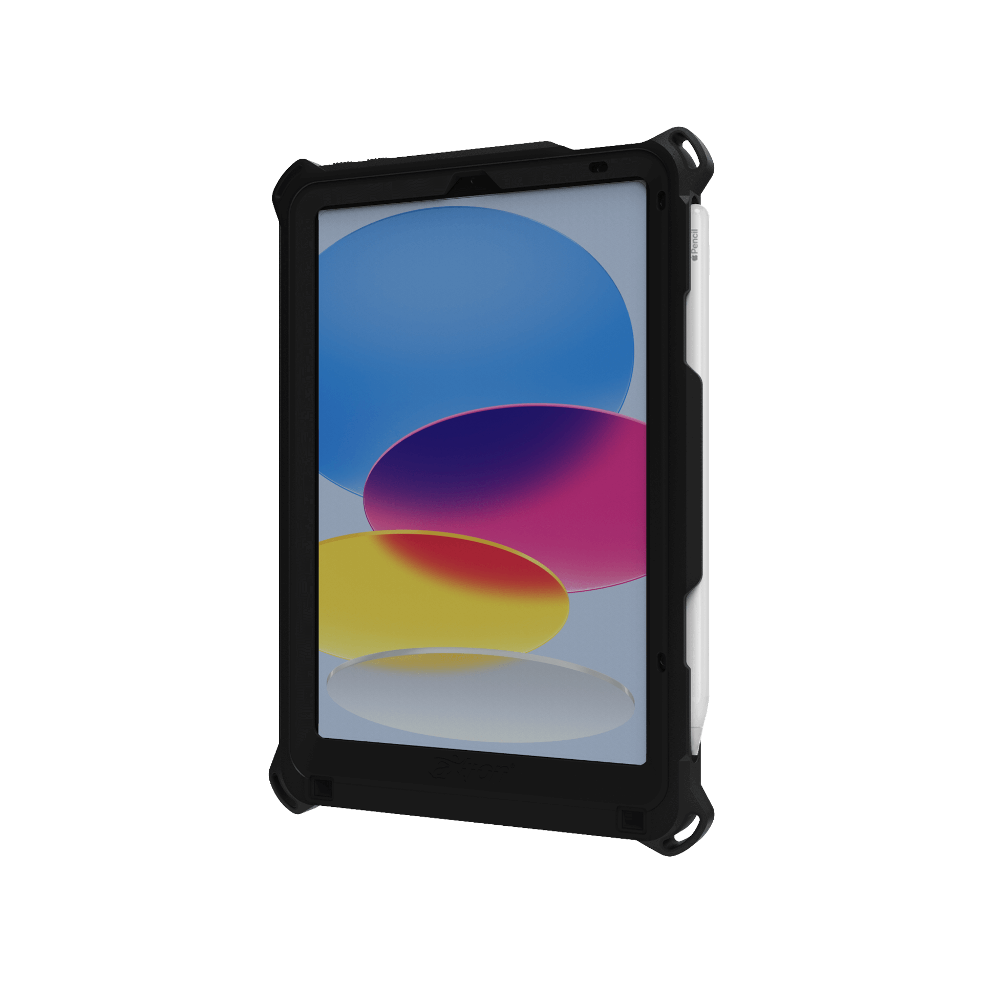 ultra-slim-military-grade-rugged-waterproof-case-ipad-mini-6-axtion-slim-mh-front-angled-cwa305mh