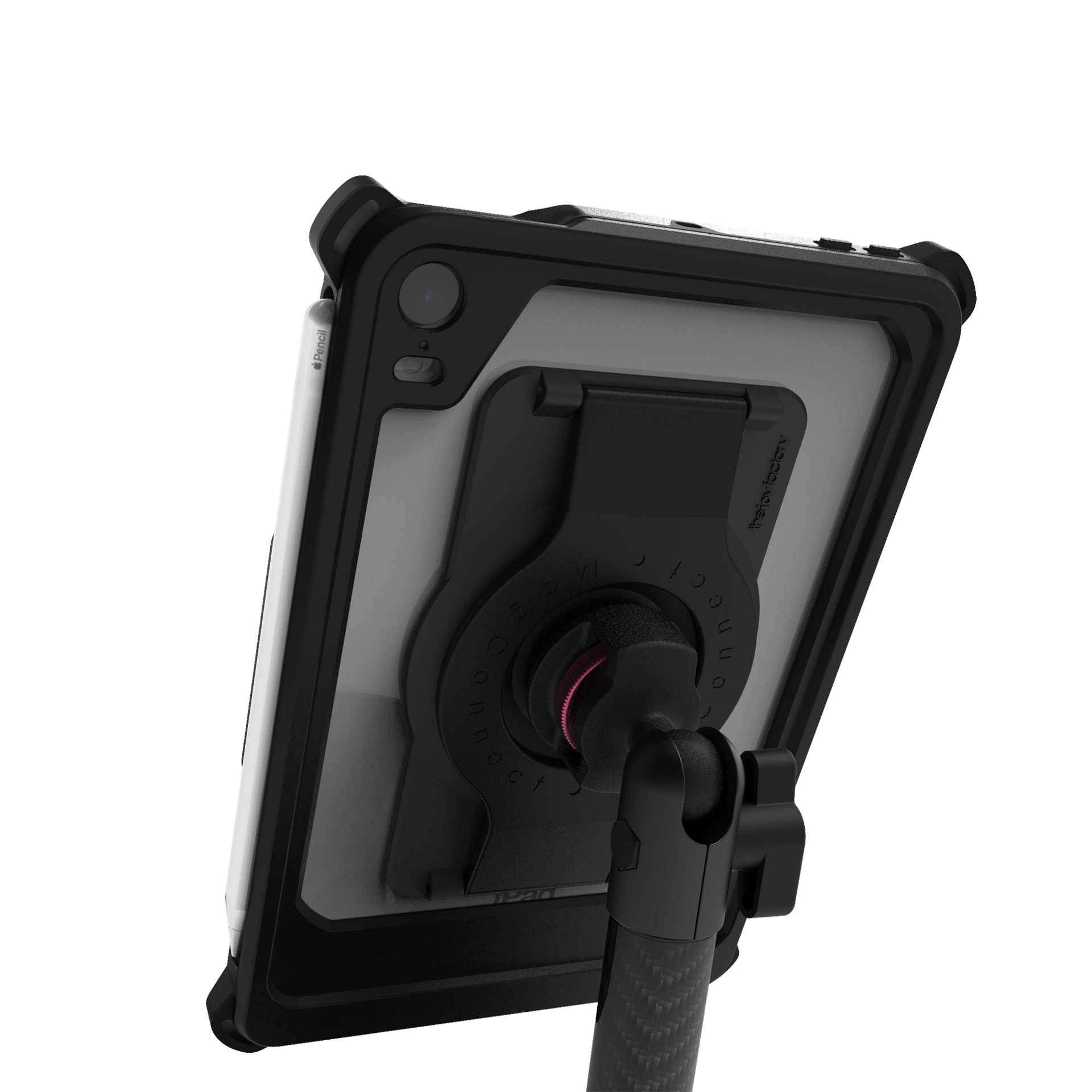 ultra-slim-military-grade-rugged-waterproof-case-ipad-mini-6-axtion-slim-mh-magconnect-mount-bundled-cwa305mh